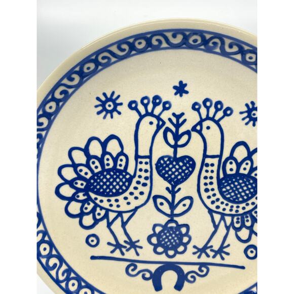 Karl Hentschel/Erna Leitner Studio ceramic Plate Tittmoning signed by leitner - Picture 2 of 8